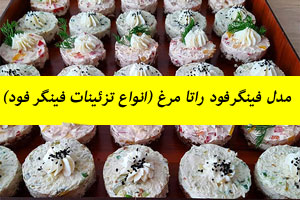 فینگرفود راتا مرغ، سرزمین غذاهای کوچولو و مدل تزئینات