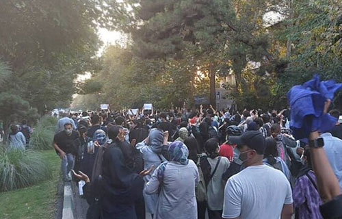 تعداد کشته های اعتراضات این چند روز در پی فوت مهسا امینی
