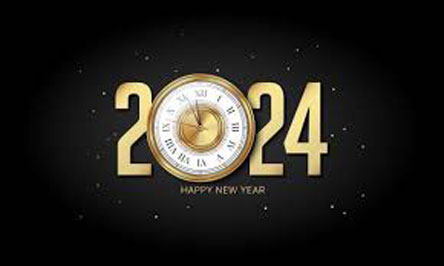 آغاز سال 2024 میلادی مبارک باد