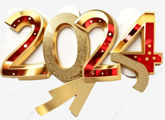 کارت پستال تبریک سال 2024