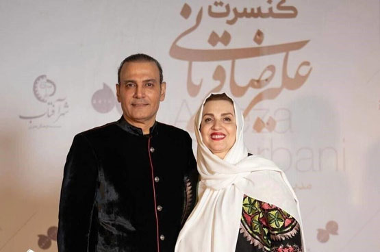 علیرضا قربانی درگذشت همسرش مژگان غیاثی| تصاویر خاکسپاری