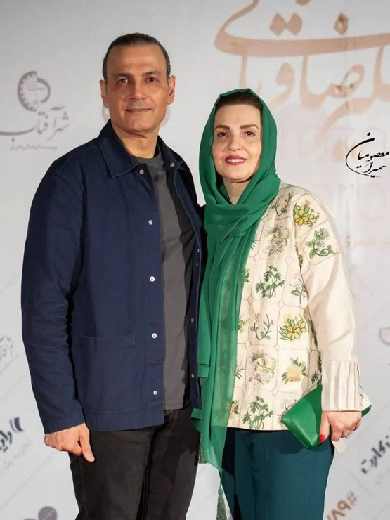 علیرضا قربانی درگذشت همسرش مژگان غیاثی| تصاویر خاکسپاری