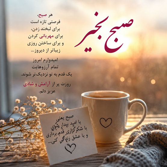 پیام صبح بخیر | جدیدترین متن‌های خاص، دلنشین و عکس نوشته