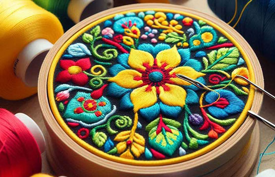 گلدوزی و شماره دوزی