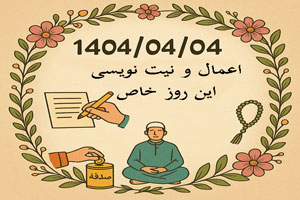 راز عدد و روز 4 شنبه 04/04/04 | نیت نویسی و اعمال این روز راز عدد و روز 4 شنبه 04/04/04 | نیت نویسی و اعمال این روز