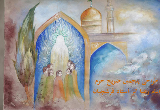 عکس‌هایی از گنجینه نقاشی های ماندگار استاد فرشچیان