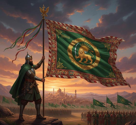 تاریخچه پرچم ایران؛ بررسی نمادها و تحول 3000 ساله