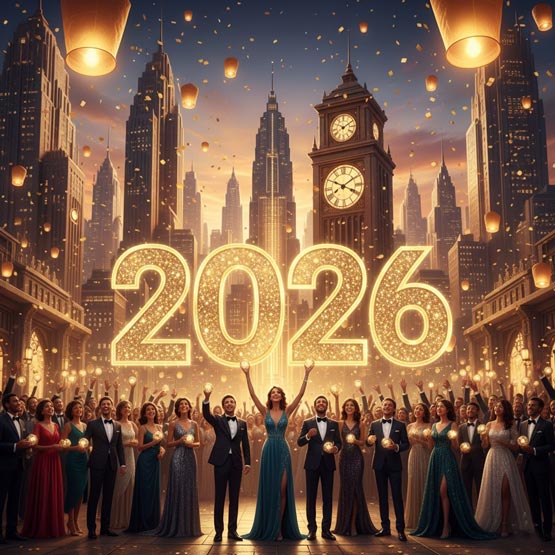 متن، شعر و عکس تبریک سال نو میلادی 2026