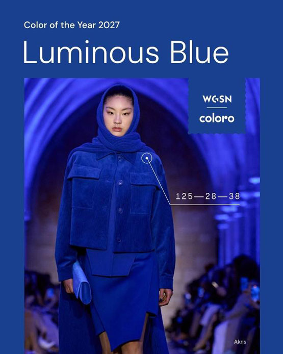 رنگ سال 2027 چیست؟ رنگ ترند 2027 و معرفی Luminous Blue