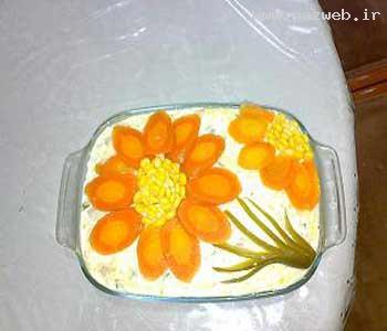 30 تزئین الویه؛ زیباترین مدل تزئین سالاد الویه