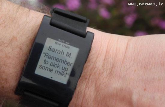 ساعت هوشمند با قابلیت نمایش sms (+عکس)