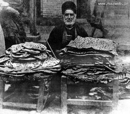 2 عکس نایاب از قدیمی ترین نانوایی تهران