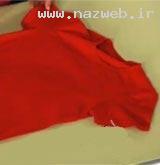 آموزش جالب و صحیح تا کردن تی شرت(+تصاویر) آموزش جالب و صحیح تا کردن تی شرت(+تصاویر)