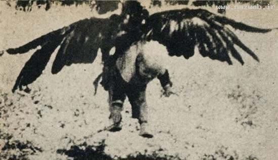 پسر بچه ای که توسط عقاب شکار شد !! + تصاویر
