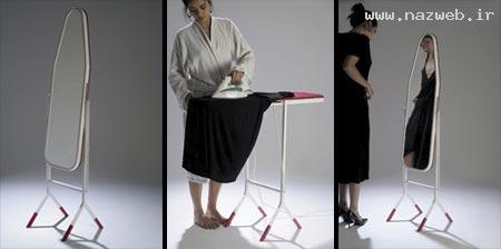 طراحی جالب ترین میز اتو برای خانم ها + عکس