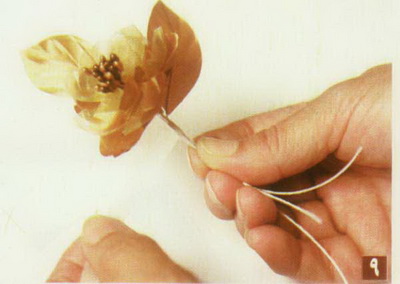 آموزش ساخت گل های پارچه ای