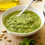 طرز تهیه ی پیش غذای خوشمزه با سس پستو