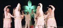 تصویری از رقص مختلط دانشجویان در جش ورودی