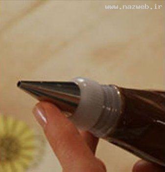 آموزش نوشته های زیبا روی کیک + تصاویر