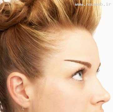 مدل ابروهای زیبا و ملایم دخترانه
