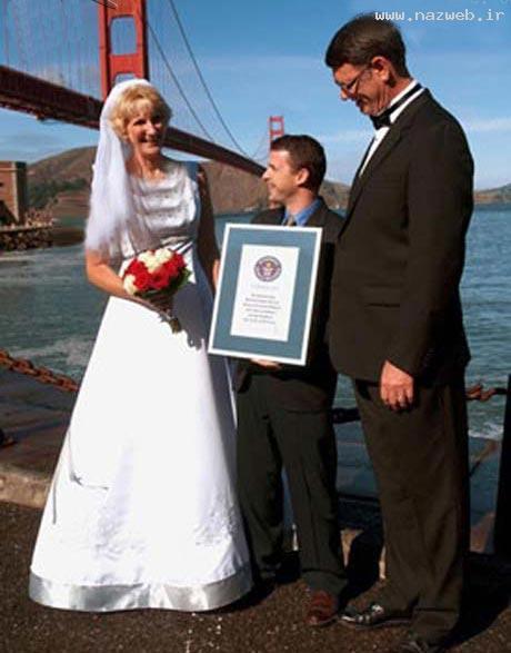 انتخاب دیدنی بلندقدترین زن و شوهر جهان + عکس