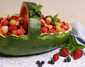 عکس هایی زیبا از تزئین های جدید هندوانه