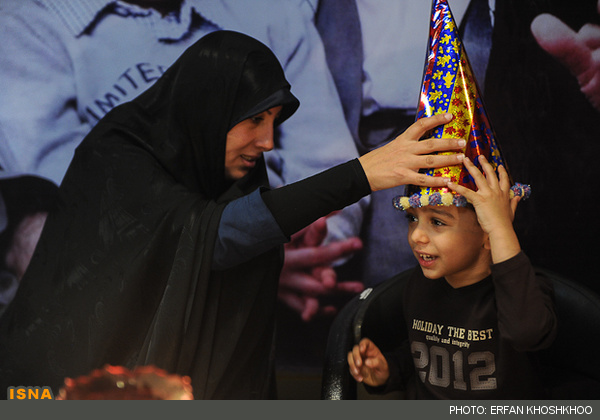 تصاویری از جشن تولد پسر شهید احمدی روشن