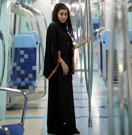 جذاب ترین و اولین زن راننده مترو در امارات + تصاویر