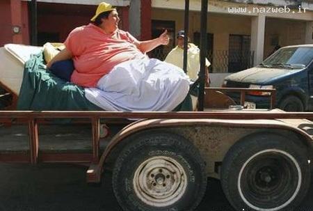 عکس های چاق ترین مرد دنیا که تا حالا ندیدید