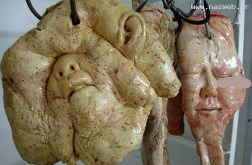 عکس های اعضای بدن انسان در یک شیرینی فروشی (18+)
