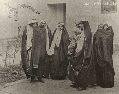 پوشش جالب و دیدنی زنان دوران قاجار، عکس