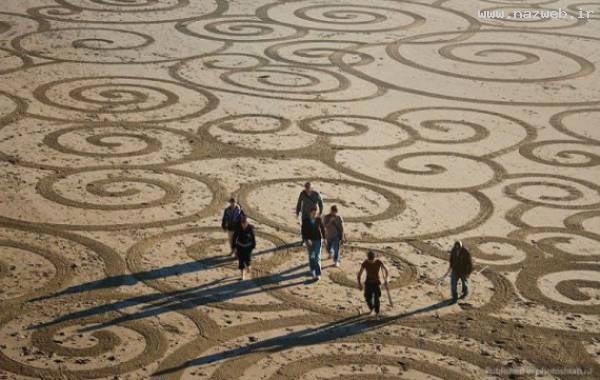 عکس های دیدنی از هنرنمایی زیبای شن و ماسه