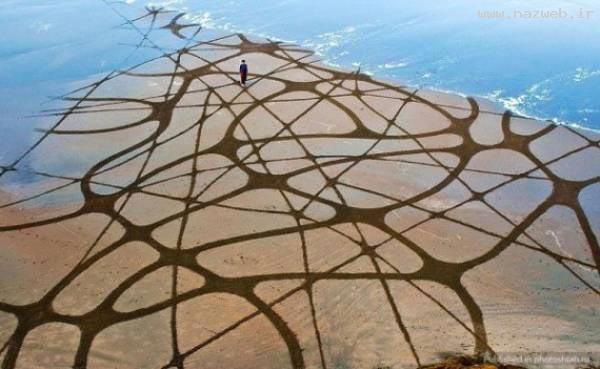 عکس های دیدنی از هنرنمایی زیبای شن و ماسه