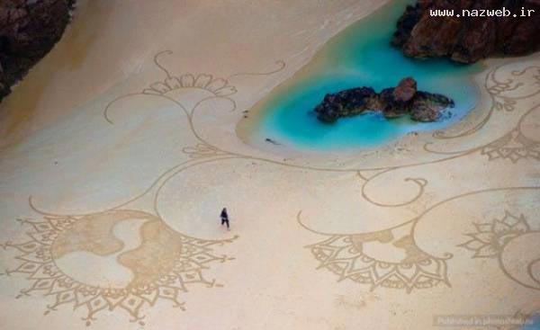 عکس های دیدنی از هنرنمایی زیبای شن و ماسه