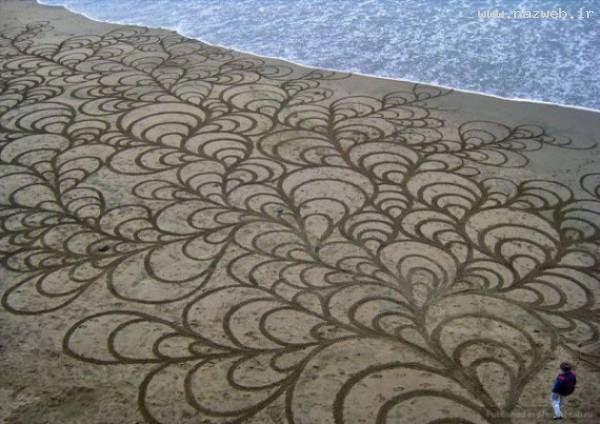 عکس های دیدنی از هنرنمایی زیبای شن و ماسه