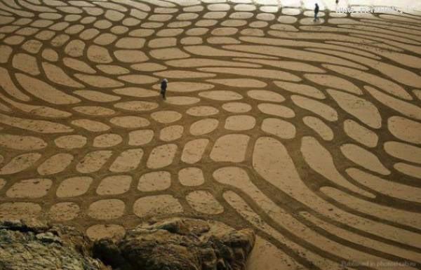 عکس های دیدنی از هنرنمایی زیبای شن و ماسه