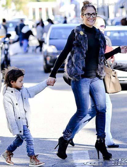 چهره وتیپ متفاوت و دیدنی جنیفرلوپز (تصاویر)