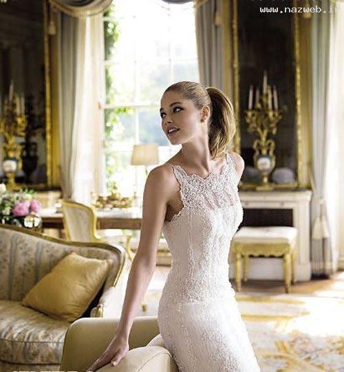 عکسهای زیباترین مانکن معروف هلند در لباس عروس