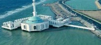 عکسهای زیبا از مسجدی شناور در سواحل دریای سرخ