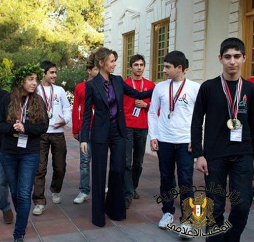 عکس های جدید همسر بشاراسد
