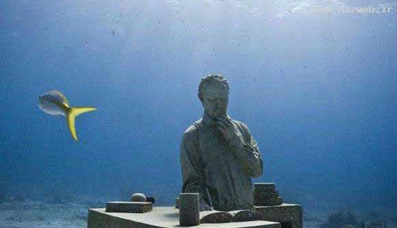 تصاویر جالب از بزرگترین موزه جهان در زیر آب!