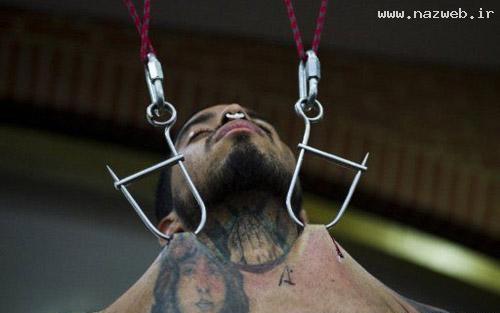 عکس های وحشتناک از خود آزاری به سبک شیطانی!