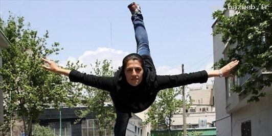 عکس های دیدنی اولین دختر بدلکار حرفه ای در ایران