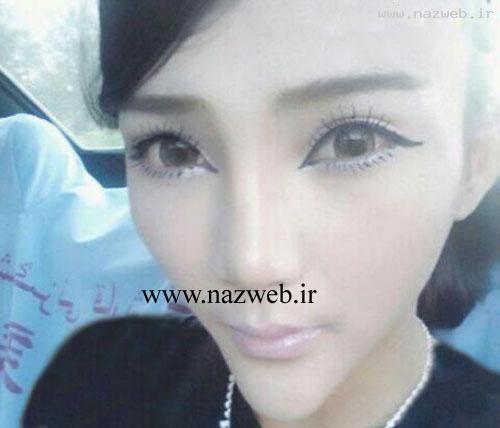 عکس های دیدنی دختری با عجیب ترین چهره در جهان
