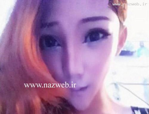 عکس های دیدنی دختری با عجیب ترین چهره در جهان