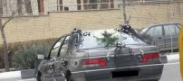 مد جدید تزئین ماشین ترحیم برای جوانان ناکام