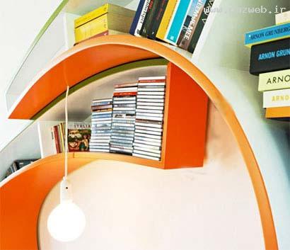 متفاوت ترین طراحی دنیا، کتابخانه صندلی دار! تصاویر