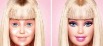 چهره واقعی و دیدنی عروسک باربی بدون آرایش!!