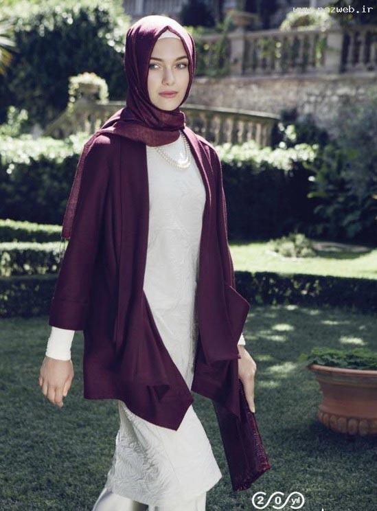 مدل های شیک و جدید روسری و مانتو دخترانه در بهار