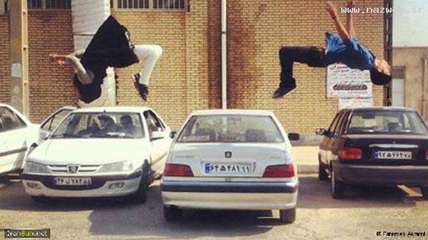 عکس های دیدنی دختر پرنده ایرانی بر فراز ابرها!